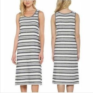 Matty M Striped Midi Tank Striped Beach Dress